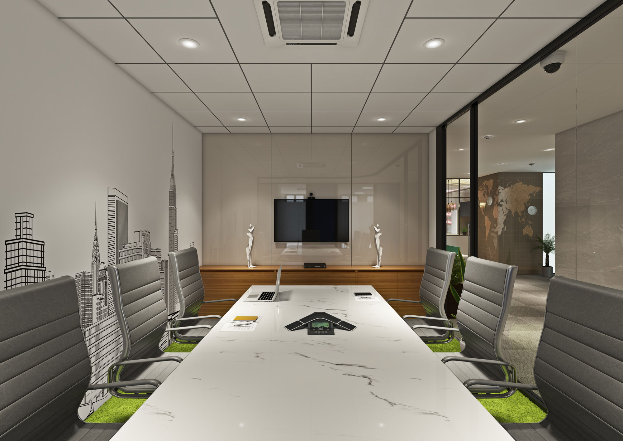 Conference Room - Paragraph Coworking Space Ahmedabad